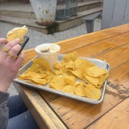 Queso and chips
