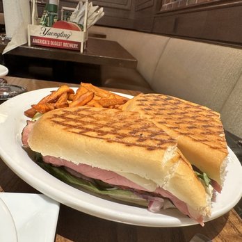Shea's Lansdowne Streets - The Monstah (hot Pastrami pressed sandwich) - Sports Bars Near Me - Naples, Florida Shea's Lansdowne Streets - The Monstah (hot Pastrami pressed sandwich) - Sports Bars Near Me - Naples, Florida