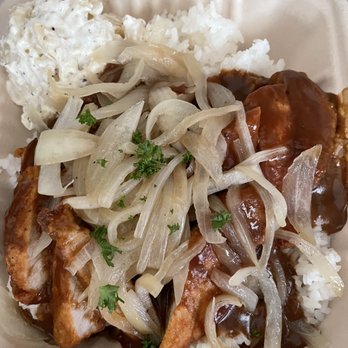 Hamada General Store - Country fried Pork loin - Salad Near Me - Honolulu, Hawaii
