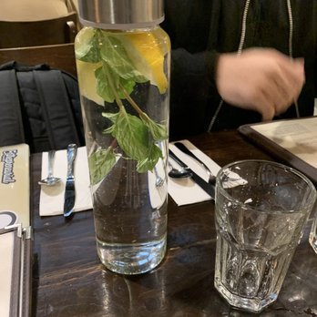 Blu Jam Cafe - Water with mint and lemon - Breakfast & Brunch Near Me - Los Angeles, California Blu Jam Cafe - Water with mint and lemon - Breakfast & Brunch Near Me - Los Angeles, California