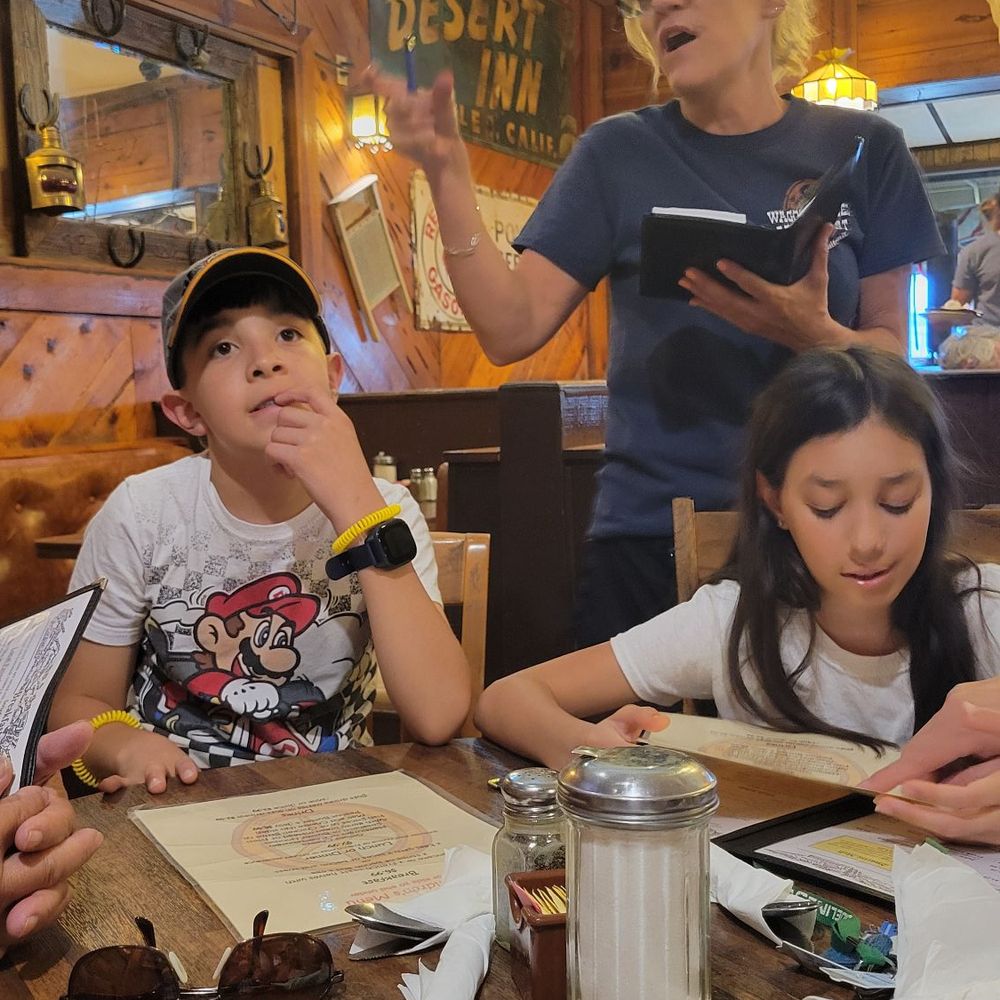 Wagon Wheel Restaurant - Friendly waitress! Great place for the kids. - American Near Me - Needles, California Wagon Wheel Restaurant - Friendly waitress! Great place for the kids. - American Near Me - Needles, California