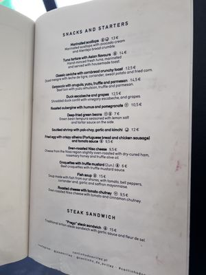 Menu photo 3 Cantinho do Avillez Lisbon, 11