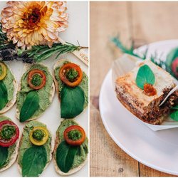 Wheat and Fire Food Catering - Bride and Groom Appetizer plate in Indio CA