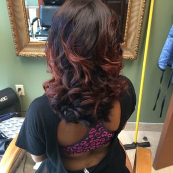 Meche Organic Salon - Beautiful dye job from my day at the salon! Please excuse my strange outfit. - Hair Salons Near Me