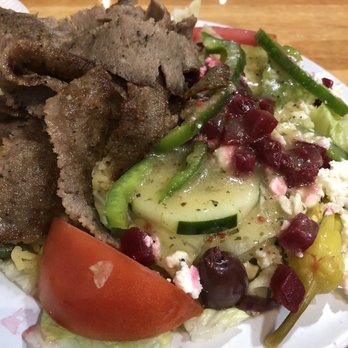 The Hungry Greek - Gyros over Greek salad... - Greek Near Me - Wesley Chapel, Florida