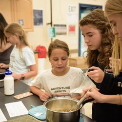 Bentley Summer Academy - Culinary Arts Camp gets cooking with teamwork.