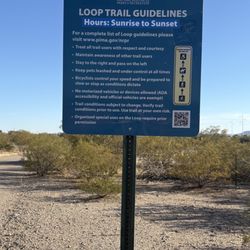 Rillito River Park - Info sign
