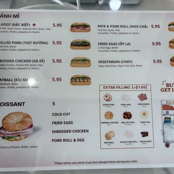 Banh Mi 135 - Menu - Sandwiches Near Me - Doraville, Georgia