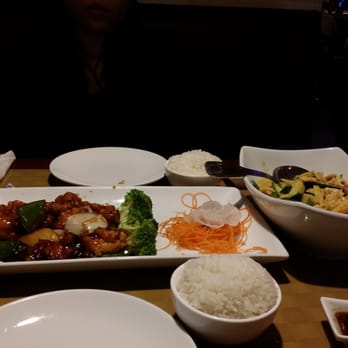 Blue Fish - General Tso's scallops and shrimp & Thai curry chicken.... - Japanese Near Me - Ocean City, Maryland