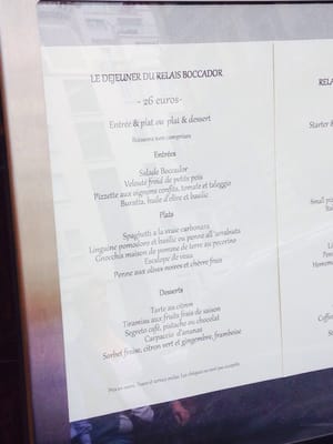 Menu photo 3 Le Boccador Paris, 75 Menu photo 3 Le Boccador Paris, 75