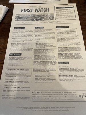 Menu photo 2 First Watch Wilmington, DE