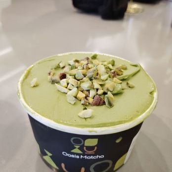 Oasis Matcha - Matcha Pistachio Gelato - Tea Rooms Near Me - Las Vegas, Nevada