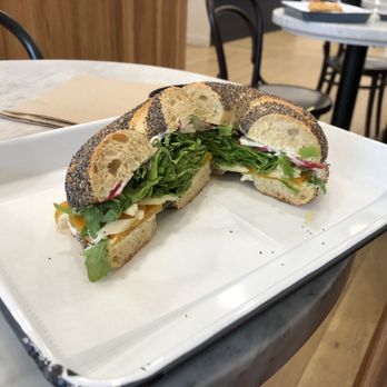 Bread Alone Bakery - Golden Beet Bagel ... yum - Bakeries Near Me - Rhinebeck, New York