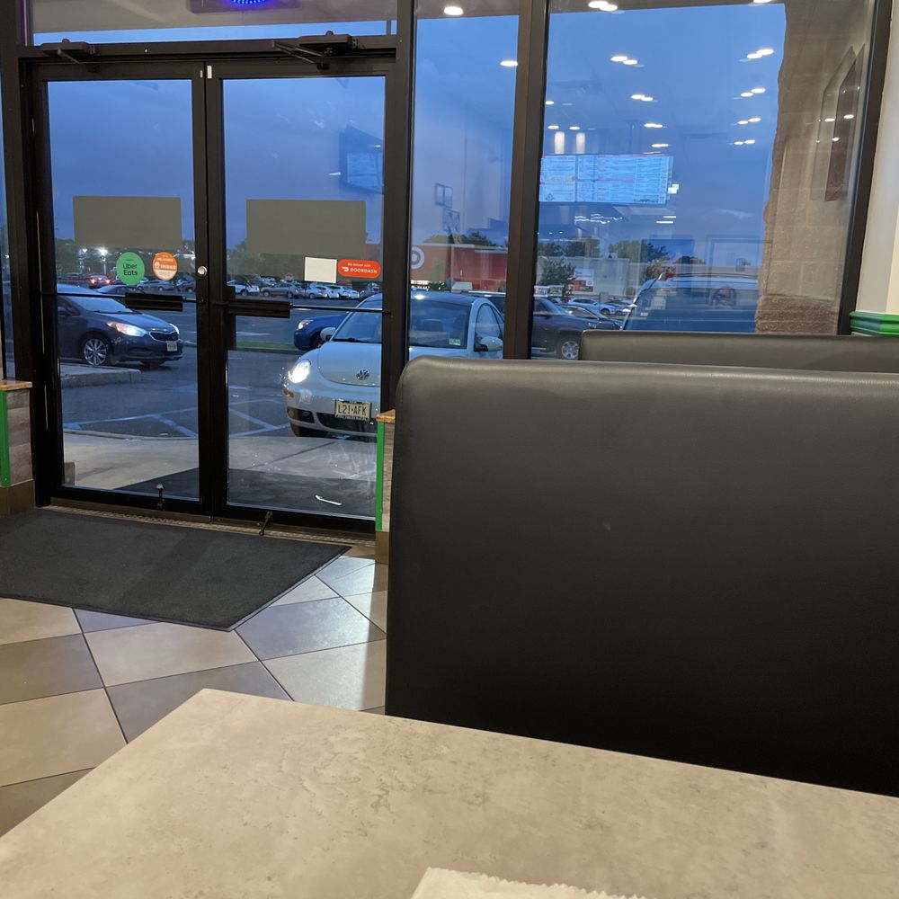 Zac’s Burger - Small clean sitting area with a few booths - Burgers Near Me - Milltown, New Jersey Zac’s Burger - Small clean sitting area with a few booths - Burgers Near Me - Milltown, New Jersey