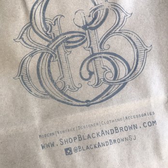 Black And Brown - Shopping Bag. - Used, Vintage & Consignment Near Me - San Jose, California