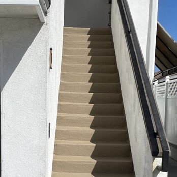Prestige Deck Coating - The stairs to the deck - Decks & Railing Near Me - Dana Point, California Prestige Deck Coating - The stairs to the deck - Decks & Railing Near Me - Dana Point, California
