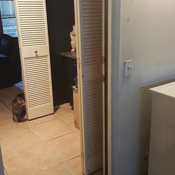 Sherman’s Services - Entry way to get washer and dryer in the house....excuse my cat Giana! - Handyman Near Me - Ontario, California
