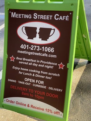 Menu photo 2 Meeting Street Cafe Providence, RI
