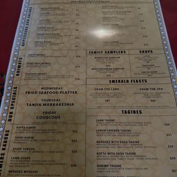 Menu Menu