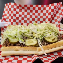 Frank's Philadelphia - Regular with lettuce and pickles   Very good