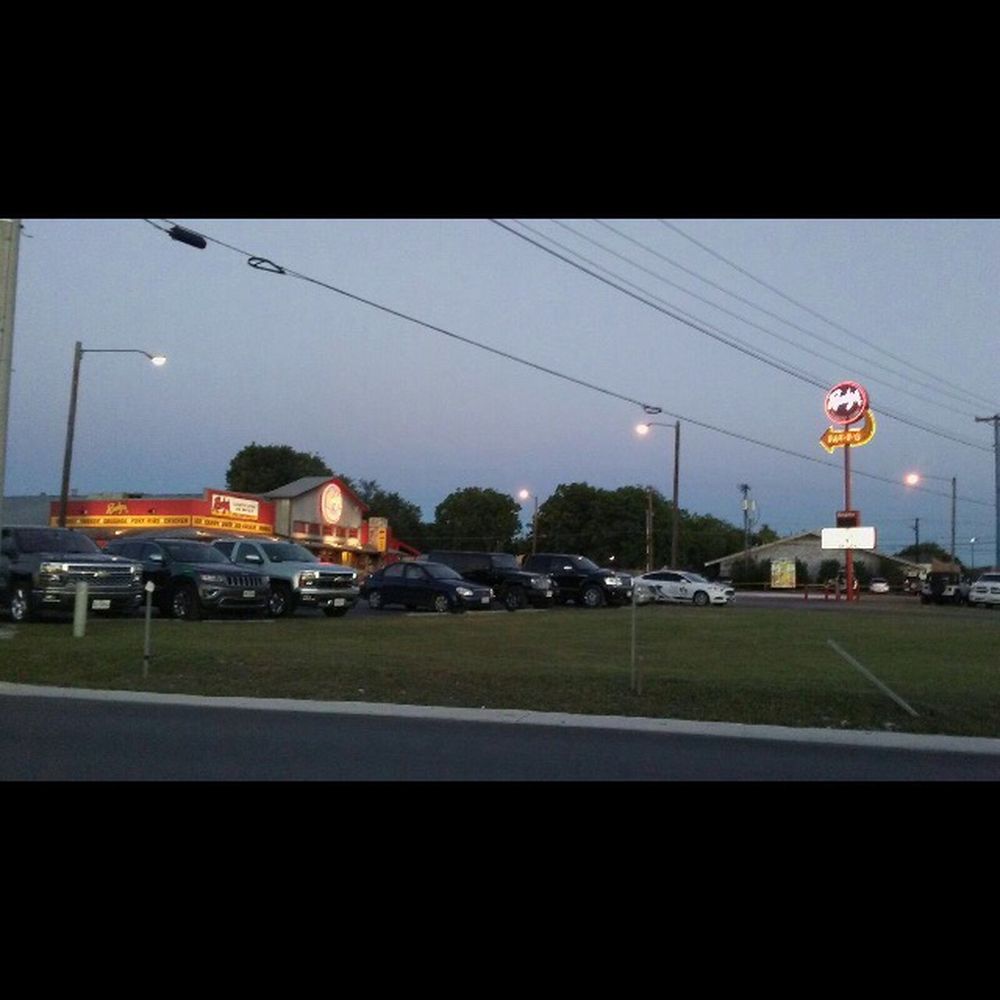 Rudy's - There it is. Follow the yellow brick road. - Barbeque Near Me - Schertz, Texas Rudy's - There it is. Follow the yellow brick road. - Barbeque Near Me - Schertz, Texas
