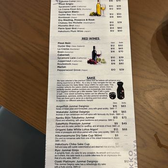 Nikko Sushi Izakaya - Wine + Sake  ワイン + 日本酒 - Izakaya Near Me - Chicago, Illinois