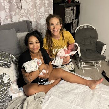 Ananda Mama Midwifery - This was minutes after my twins birth. Kaleen has such a gift, she was meant to be a midwife and baby whisperer. - Midwives Near Me