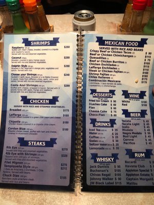 Menu photo 1 Friendly Dolphin Puerto Penasco, SON Menu photo 1 Friendly Dolphin Puerto Penasco, SON