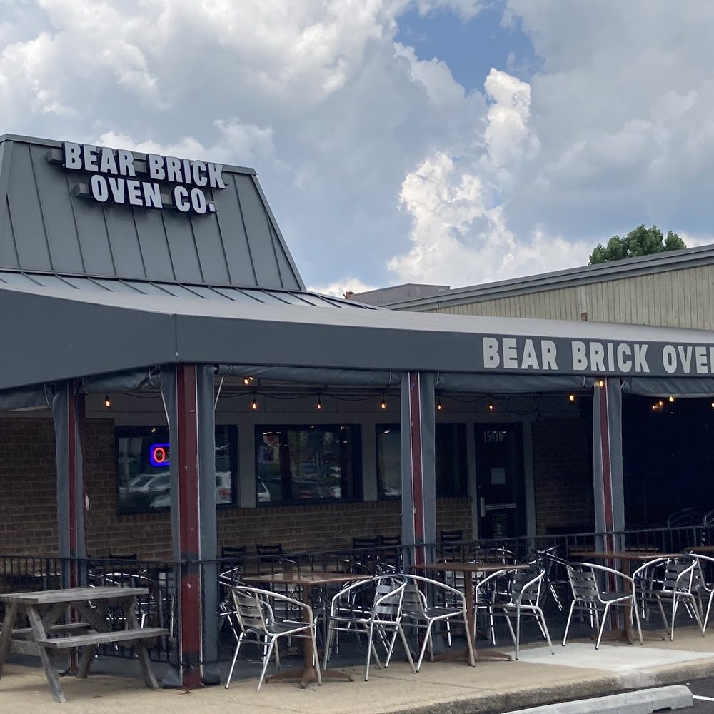 Bear Brick Oven Pizza - Outside seats in front of the restaurant - Pizza Near Me - Silver Spring, Maryland