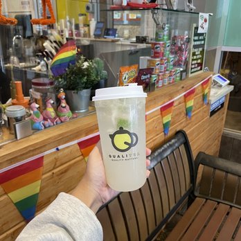 QualiTea - Virgin Lychee Mojito ($6.52) - Bubble Tea Near Me - San Francisco, California