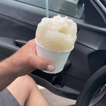 Surfing Monkey Shave Ice - Piña colada shaved ice with vanilla ice cream on the bottom - Ice Cream & Frozen Yogurt Near Me - Kihei, Hawaii Surfing Monkey Shave Ice - Piña colada shaved ice with vanilla ice cream on the bottom - Ice Cream & Frozen Yogurt Near Me - Kihei, Hawaii