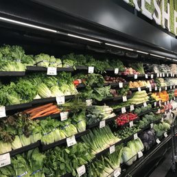 Refrigerated produce section