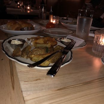 Automatic Seafood and Oysters - 4 top table is comfortable and roomy. - Seafood Near Me - Birmingham, Alabama