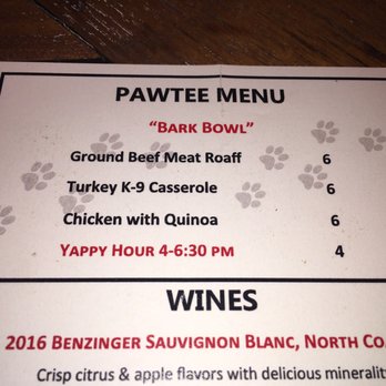 Peter B's - Doggy Menu! - Breweries Near Me - Monterey, California Peter B's - Doggy Menu! - Breweries Near Me - Monterey, California
