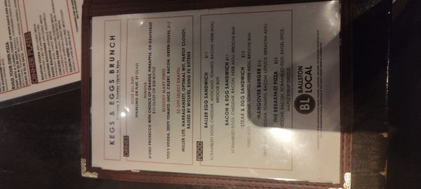 Menu photo 3 Ballston Local Arlington, VA