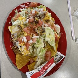Pig Skin's BBQ - Pulled pork nachos