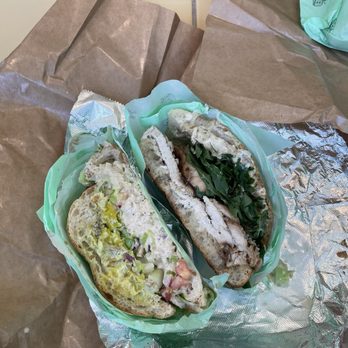 Carla Cafe - tuna chop sandwich & garlic aioli chicken sandwich - Cafes Near Me - Los Angeles, California
