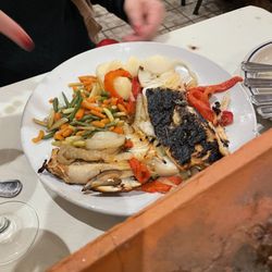 Solar Do Minho - Horrible. Overcooked flavor less cod and frozen veggies and boiled potatoes...ate one bite and straight to the garbage