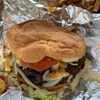The Tap & Still - Double hamburgués with fried egg, mushroom and onions - Dive Bars Near Me - Red Hook, Virgin Islands