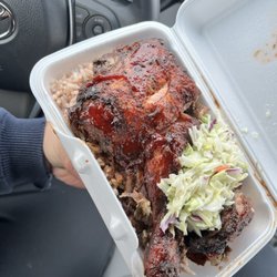 Jamaica Stamp - BBQ chicken Medium with coleslaw
