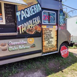 Outside , menu, And location info