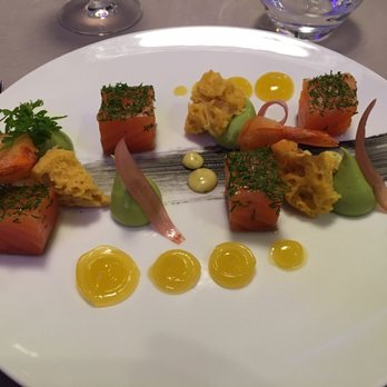 Castel Beau Site - One of the dinner courses. Fresh salmon. - Hotels Near Me - Perros Guirec, 22 Castel Beau Site - One of the dinner courses. Fresh salmon. - Hotels Near Me - Perros Guirec, 22