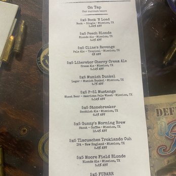 5x5 Brewing - Beer list - Breweries Near Me - Mission, Texas 5x5 Brewing - Beer list - Breweries Near Me - Mission, Texas
