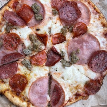 Blaze Pizza - Pepperoni, salami, ham, meatball! Perfection! - Salad Near Me - San Clemente, California Blaze Pizza - Pepperoni, salami, ham, meatball! Perfection! - Salad Near Me - San Clemente, California