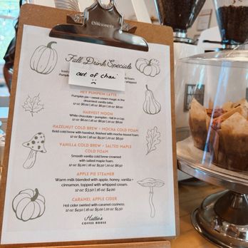 Hatties Coffee House - Fall menu - Desserts Near Me - Whitestown, Indiana