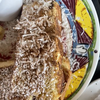 Miss Shirley's Cafe, Inner Harbor - Coconut Cream Stuffed French Toast - Breakfast & Brunch Near Me - Baltimore, Maryland