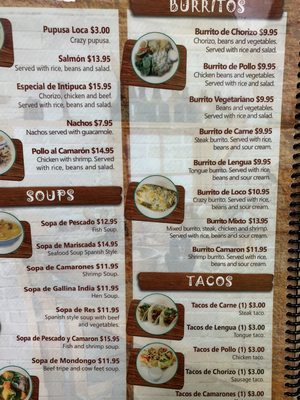 Menu photo 4 La Cocina De Mi Tierra District Heights, MD