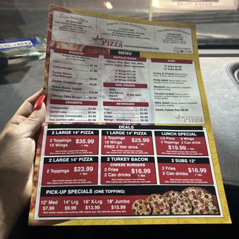 Texas Pizza - Menu - Pizza Near Me - Houston, Texas