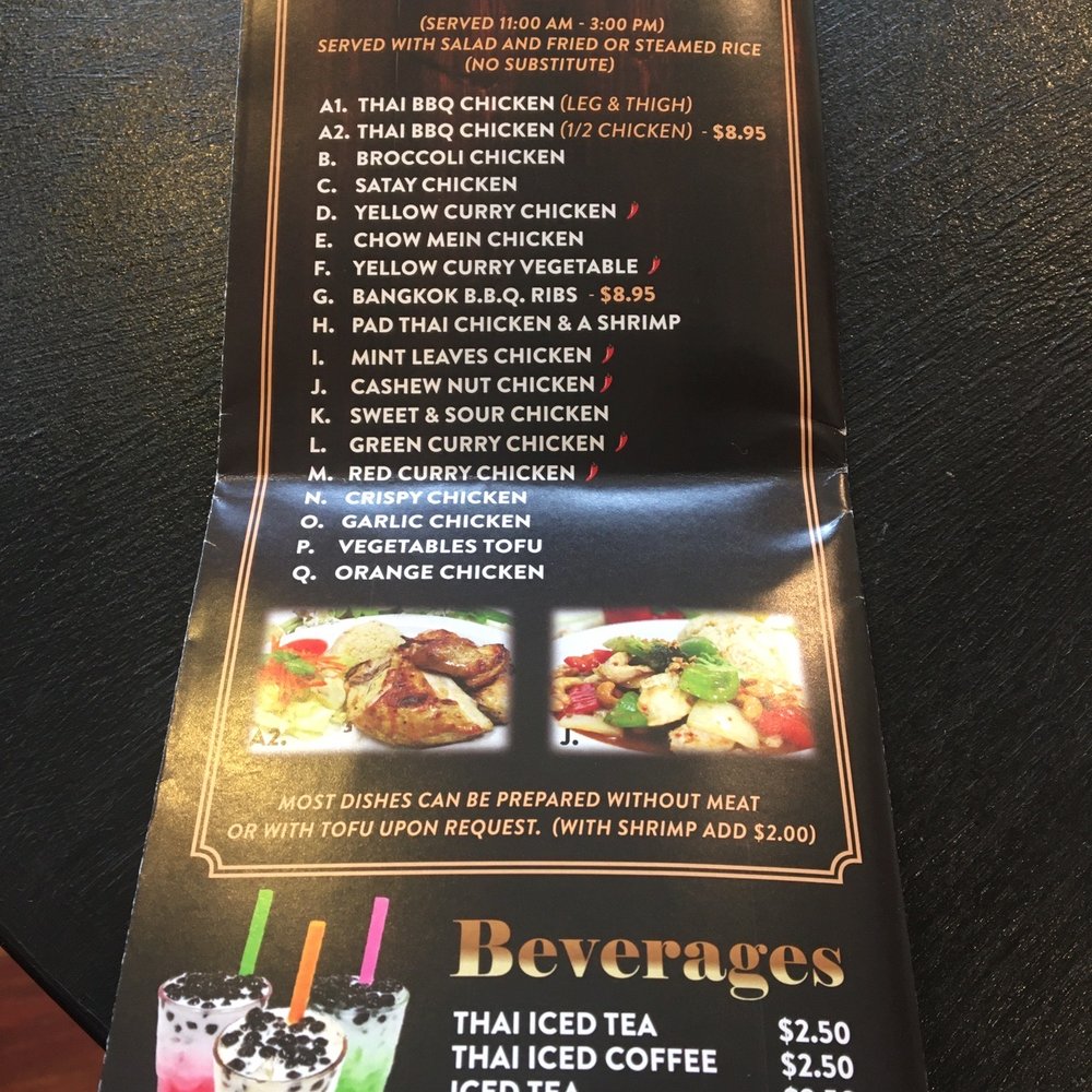Bangkok BBQ - Lunch special menu - Thai Near Me - Walnut, California Bangkok BBQ - Lunch special menu - Thai Near Me - Walnut, California