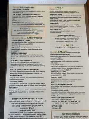 Menu photo 7 Clementine Los Angeles, CA